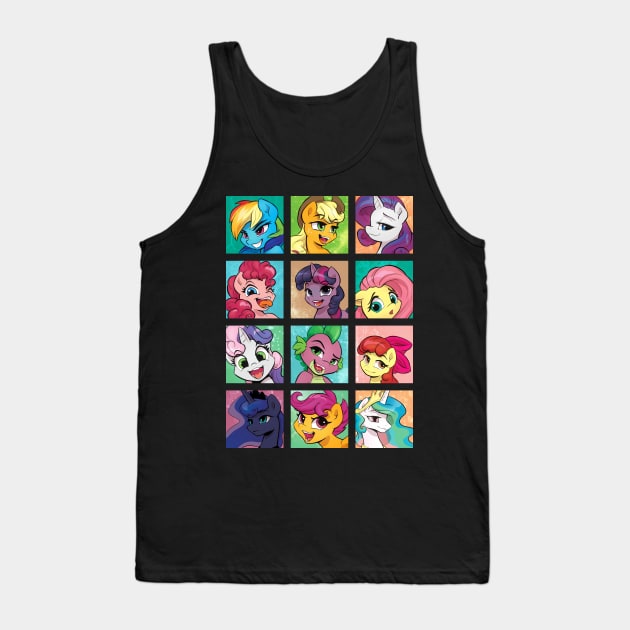 The Mane 12 Tank Top by KPShadowsquirrel